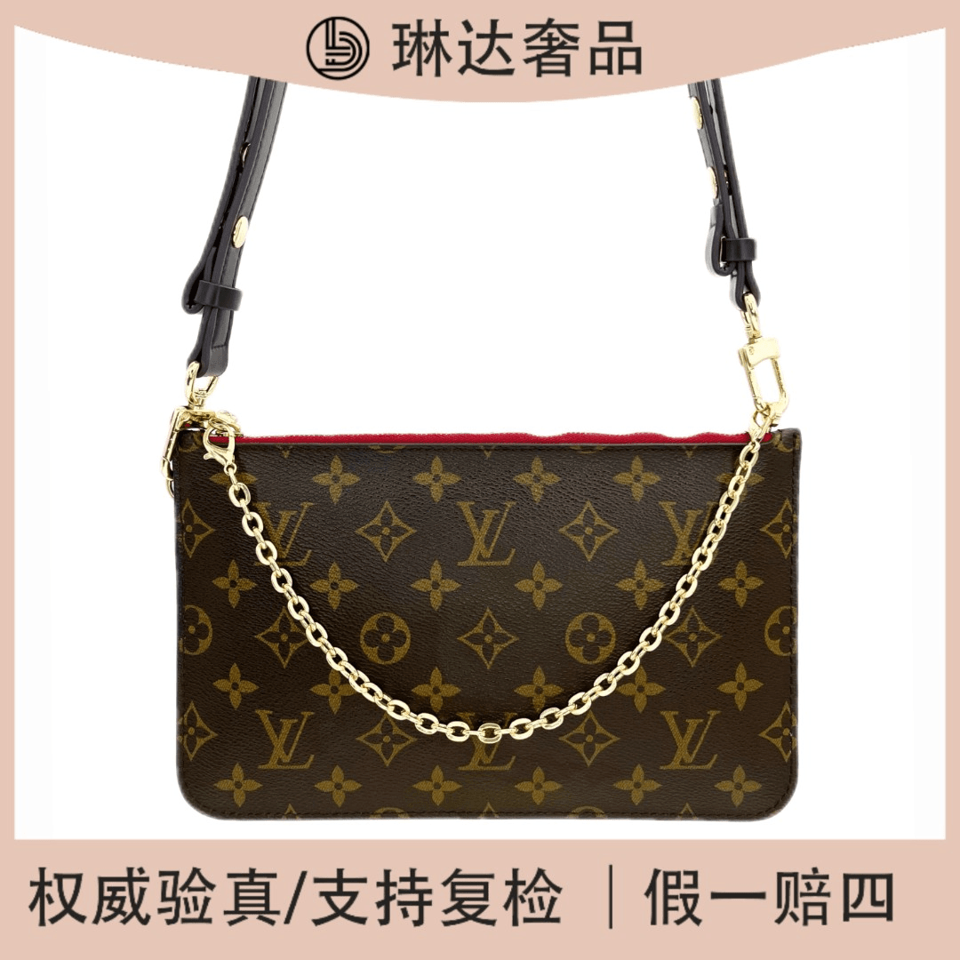 99新 LouisVuitton/路易威登 经典中号老花NF手包（送肩带）（琳达）
