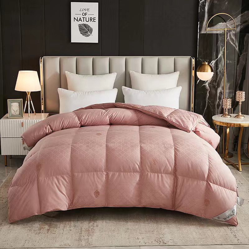 双层被壳半成品高密度静音防跑绒裸睡被壳立体