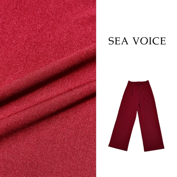 【海哥精选】安可拉红 简洁至上通勤显瘦时尚西裤S77029