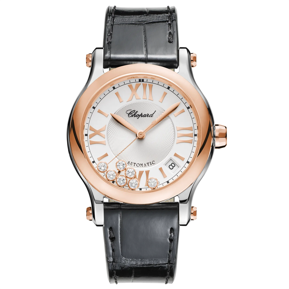 99新 Chopard/萧邦 快乐7钻 36盘278559-6001 机械女表全套