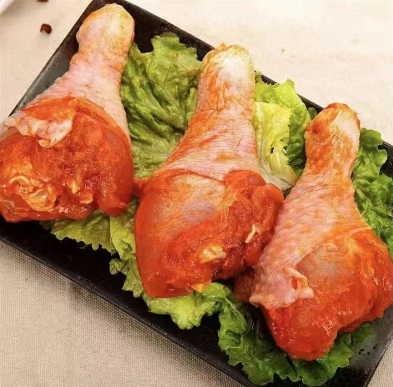 果园散养奥尔良鸡翅根 腌制半成品 到手5斤 包冰率不含冰