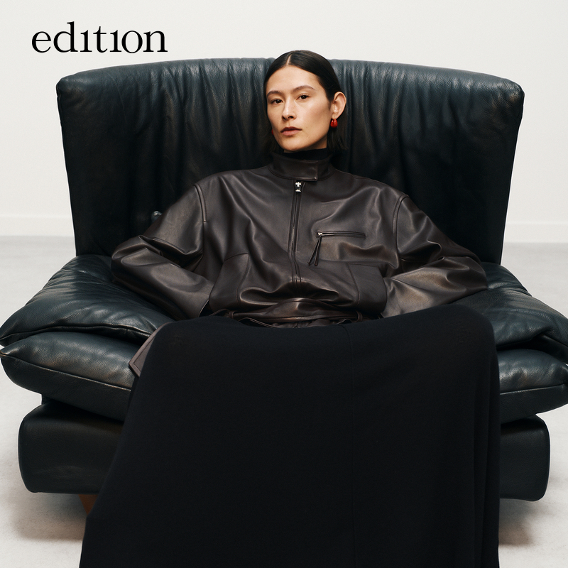 【P系列】edition秋季款系腰带小羊皮真皮外套#EBD3LET005