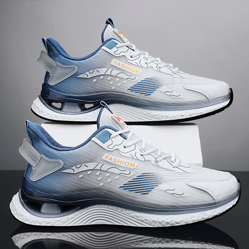 四季款男士2024跨境运动鞋拼色时尚运动跑步鞋青少年休闲厚底单鞋