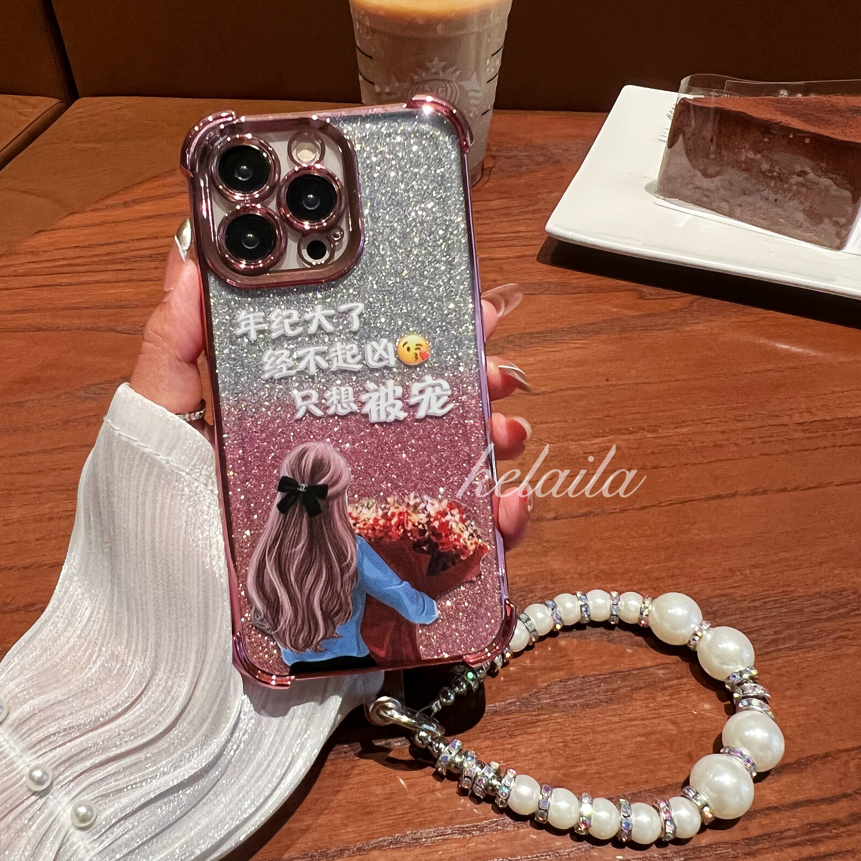 【电镀气囊只想被宠】适用苹果15华为VIVO荣耀OPPO手机壳防摔软壳