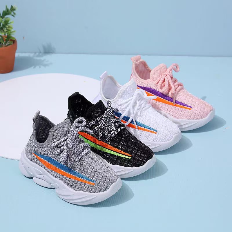 中大童童鞋2024新款春季儿童轻便跑步鞋男童女童防滑软底透气时尚