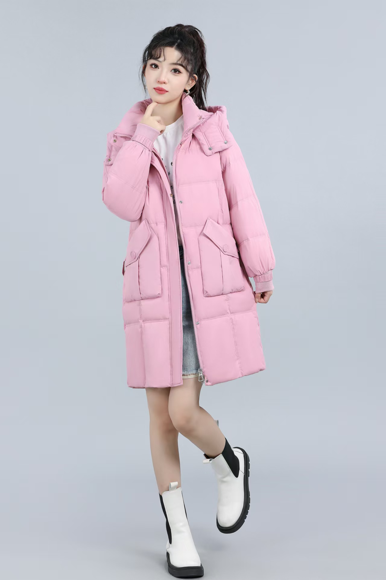 外套加厚保暖棉衣新款