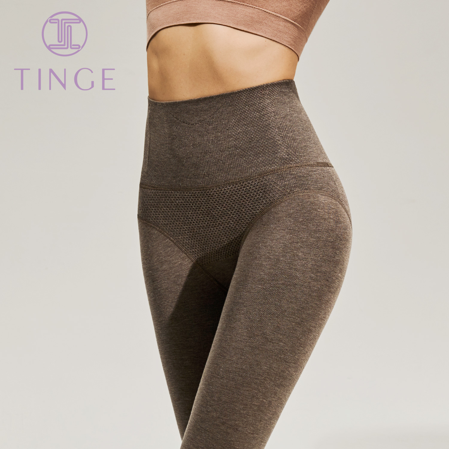 TINGE收腹提臀连裤袜女秋冬女士加绒打底显瘦塑形亲肤高腰无缝