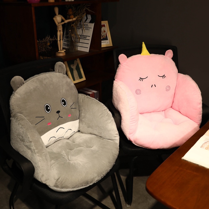 坐垫办公室久坐护腰垫腰一体椅子垫座椅屁股垫子地上椅垫靠背屁垫