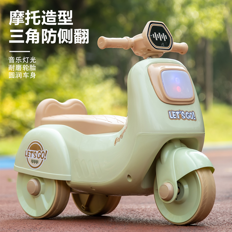 摩托造型滑行车带灯光音乐可骑行儿童1--4岁 （滑行款）