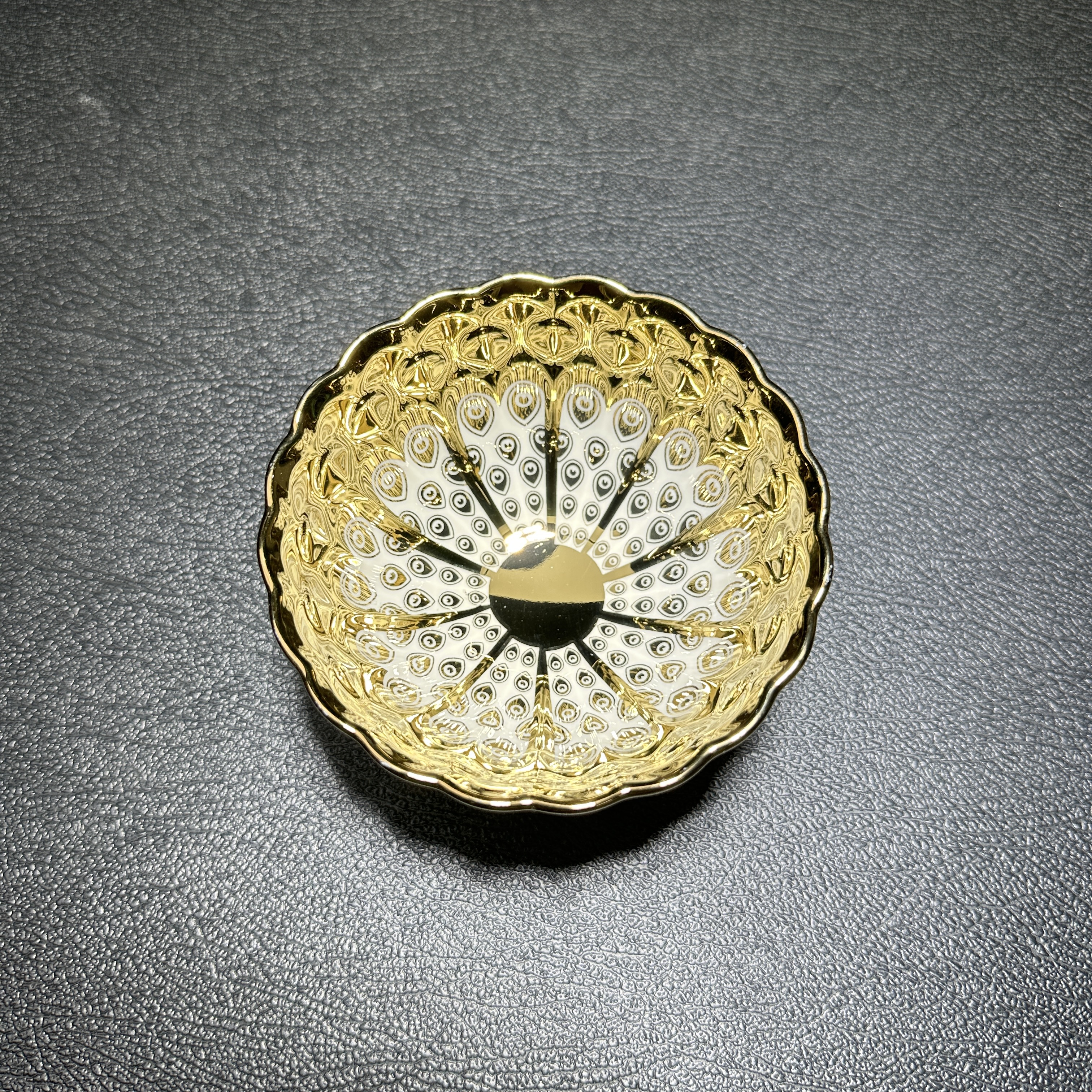 【闪购商品】高端手工茶器 全黄梦幻极光（无礼盒）瓷器 茶具 品茗杯