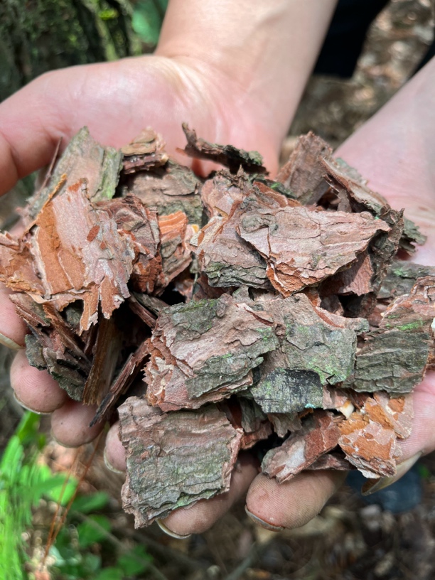 野生松树皮种花种菜锁水保湿防止根部腐烂铺面垫底