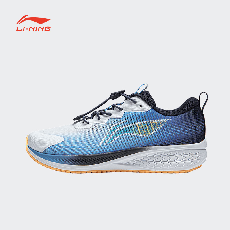 李宁跑鞋男女童春秋跑步时尚减震防滑低帮童跑步鞋YKFT078-B品