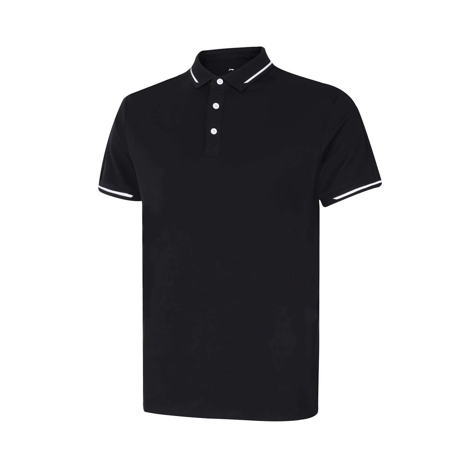 李宁春季上衣透气短袖男子时尚运动宽松休闲POLO衫APLU201-B品