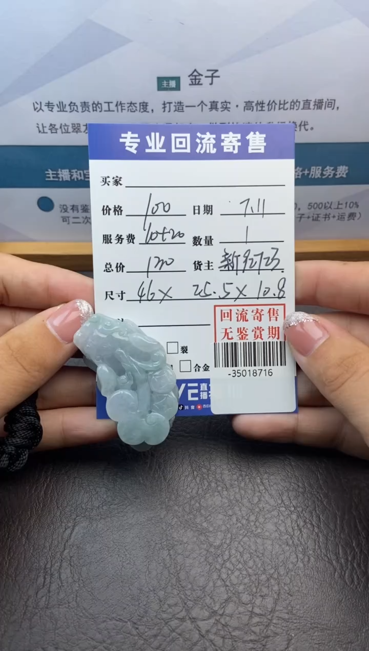 【闪购商品】翡翠颈饰未镶嵌多人-35018716