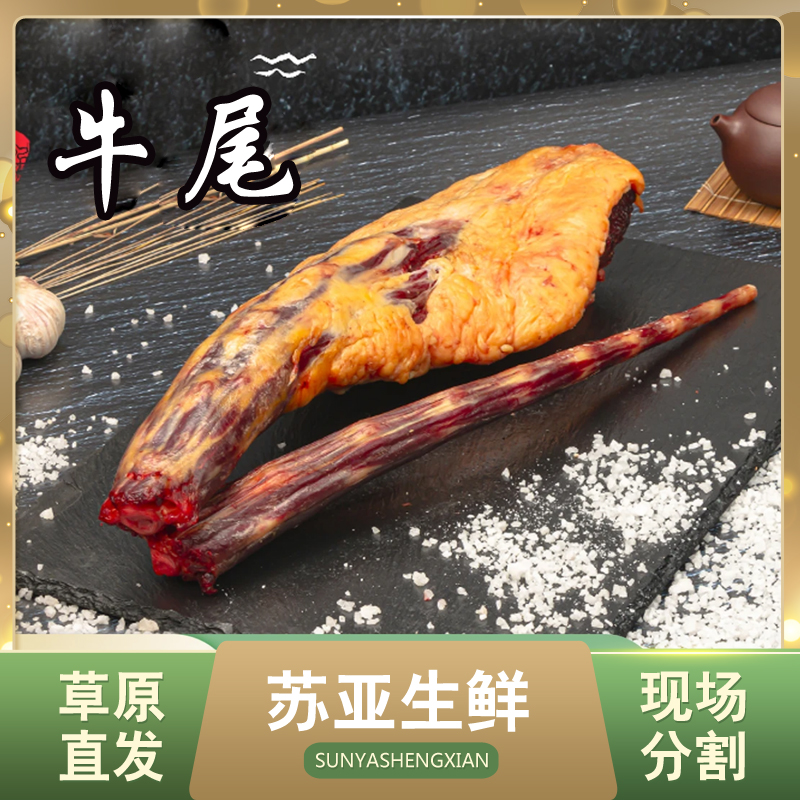 【牛尾】内蒙古散养原切牛尾巴鲜肉新鲜营养鲜嫩肉质