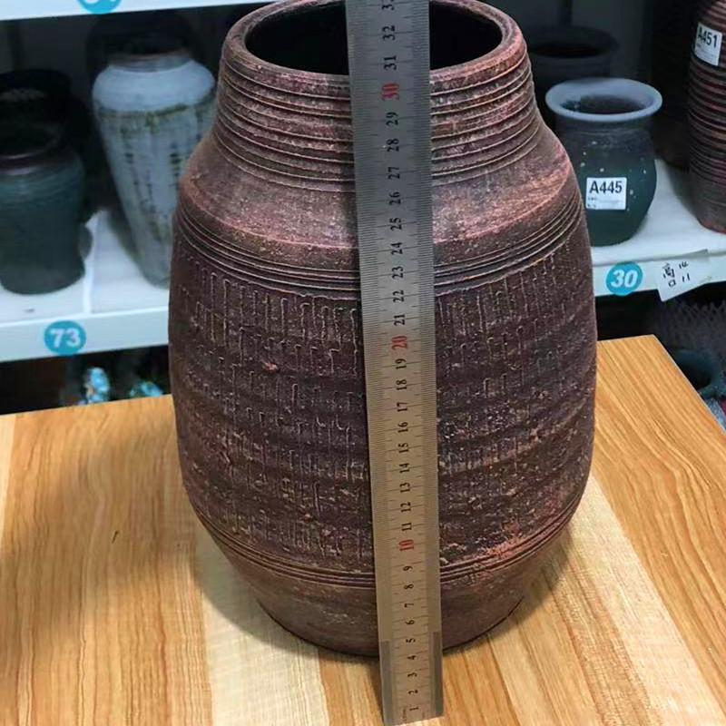 复古简约陶瓷纯手工风格艺术温馨颜色花盆花瓶插干枝插干花