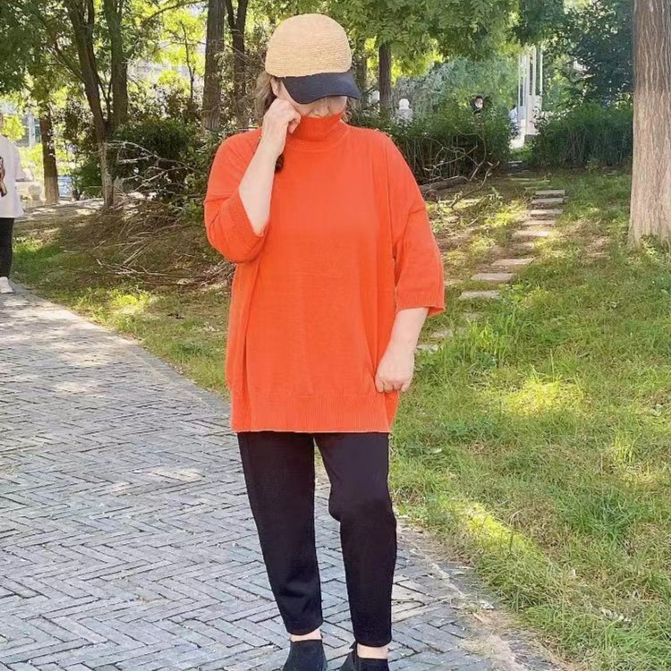 东木家秋冬新版彩色大版毛衣