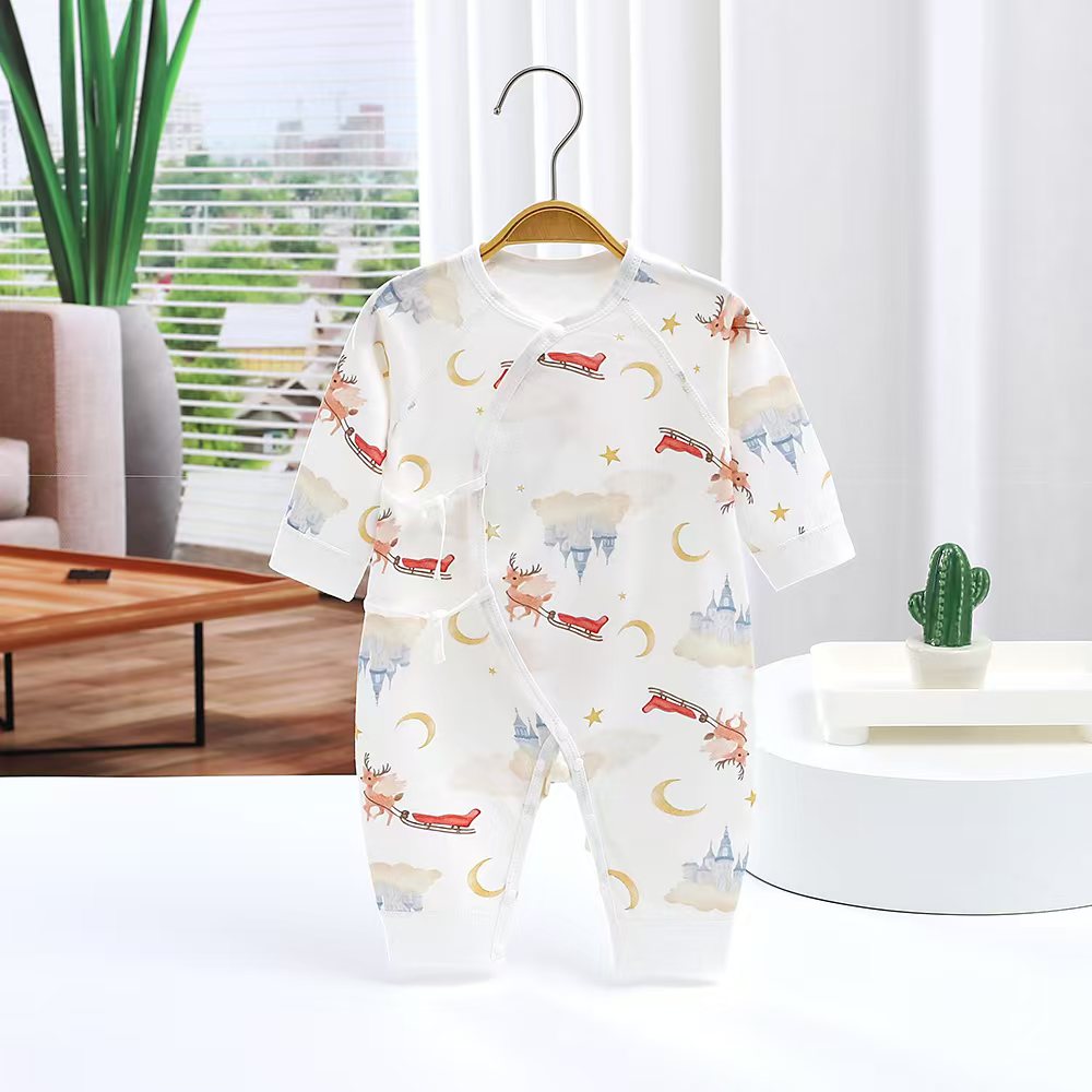 【拍2件送胎帽】婴儿连体衣宝宝衣服纯棉连体衣哈衣儿童秋冬新生儿