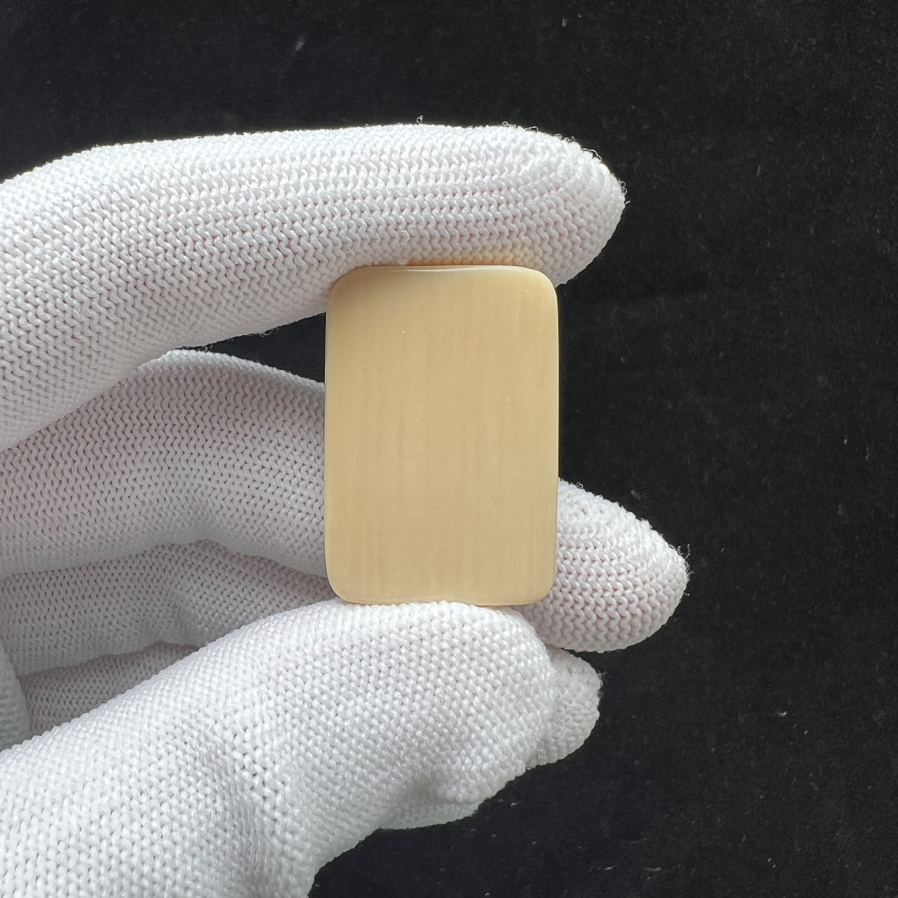 P2057 天然猛犸牙 肥皂无事牌 20*30*10mm 支持鉴定 假一罚四