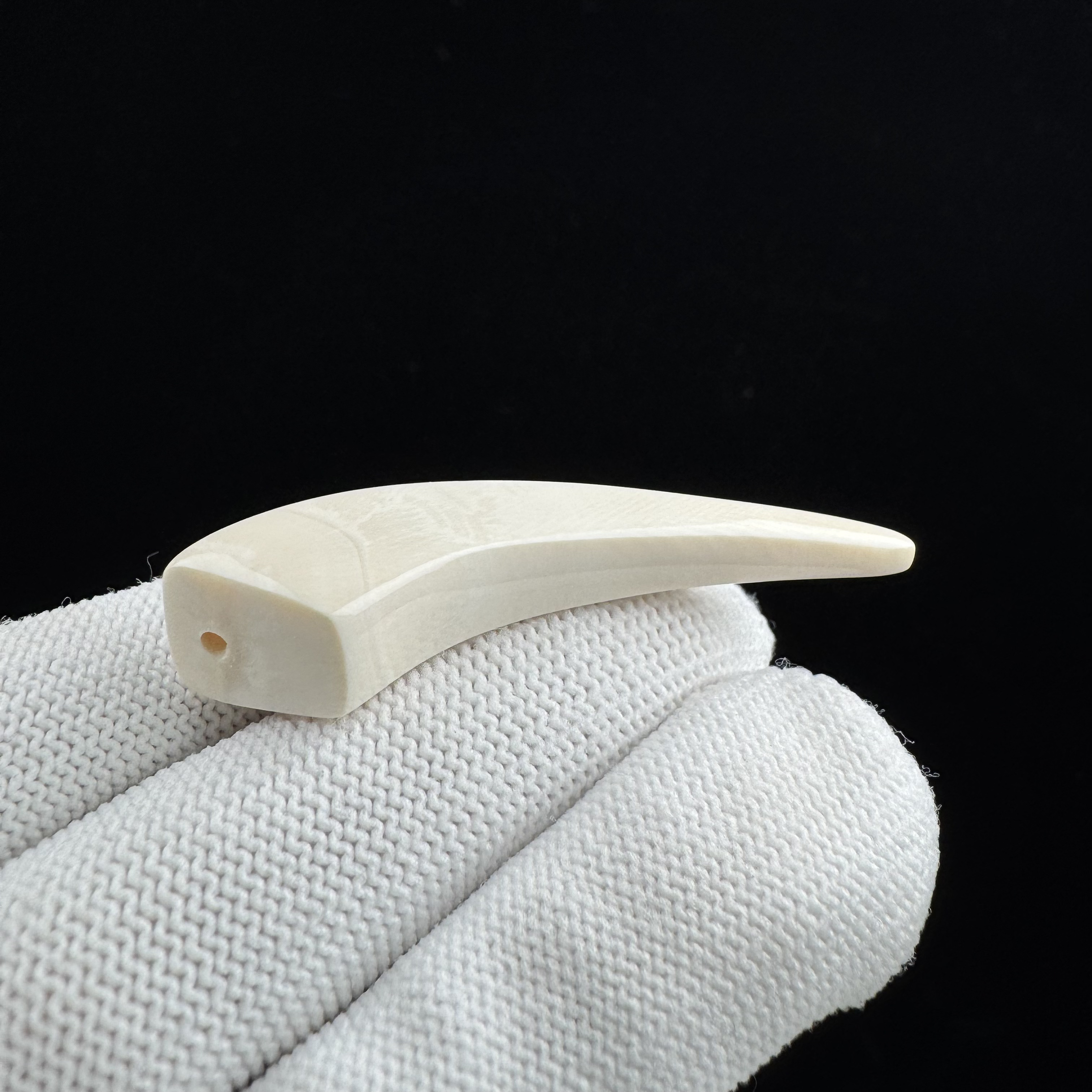 D3339天然猛犸牙 牙尖 50.1mm支持鉴定 假一罚四