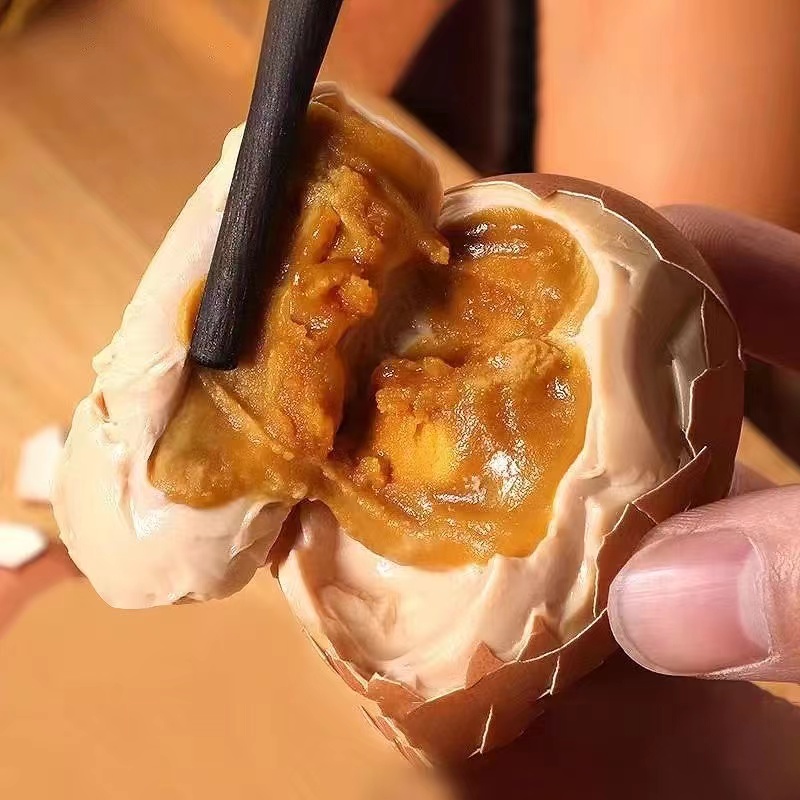 【麻酱鸡蛋】口味正宗咸淡适中沙黄美味新鲜腌制天然健康早餐营养