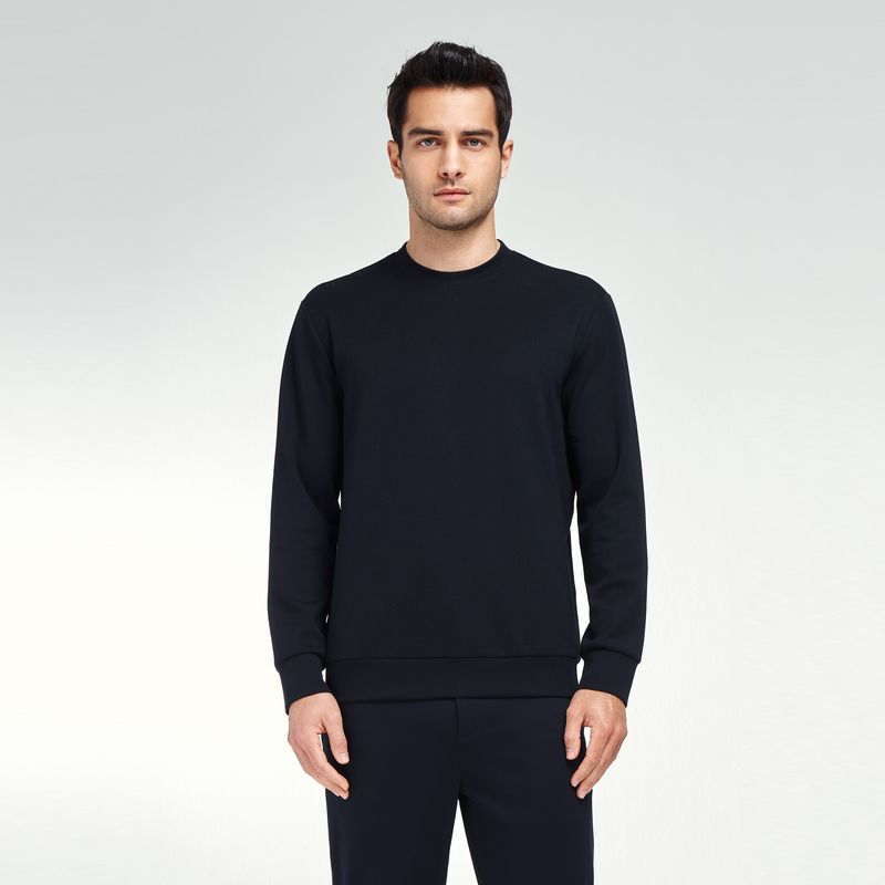 爱慕先生23AW先生暖搭-空气棉男士圆领保暖休闲套头长袖NS81K271