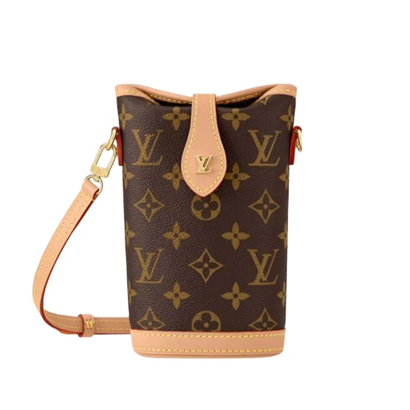 未使用 LouisVuitton/路易威登 芯片薯条包mini FOLD ME经典老花