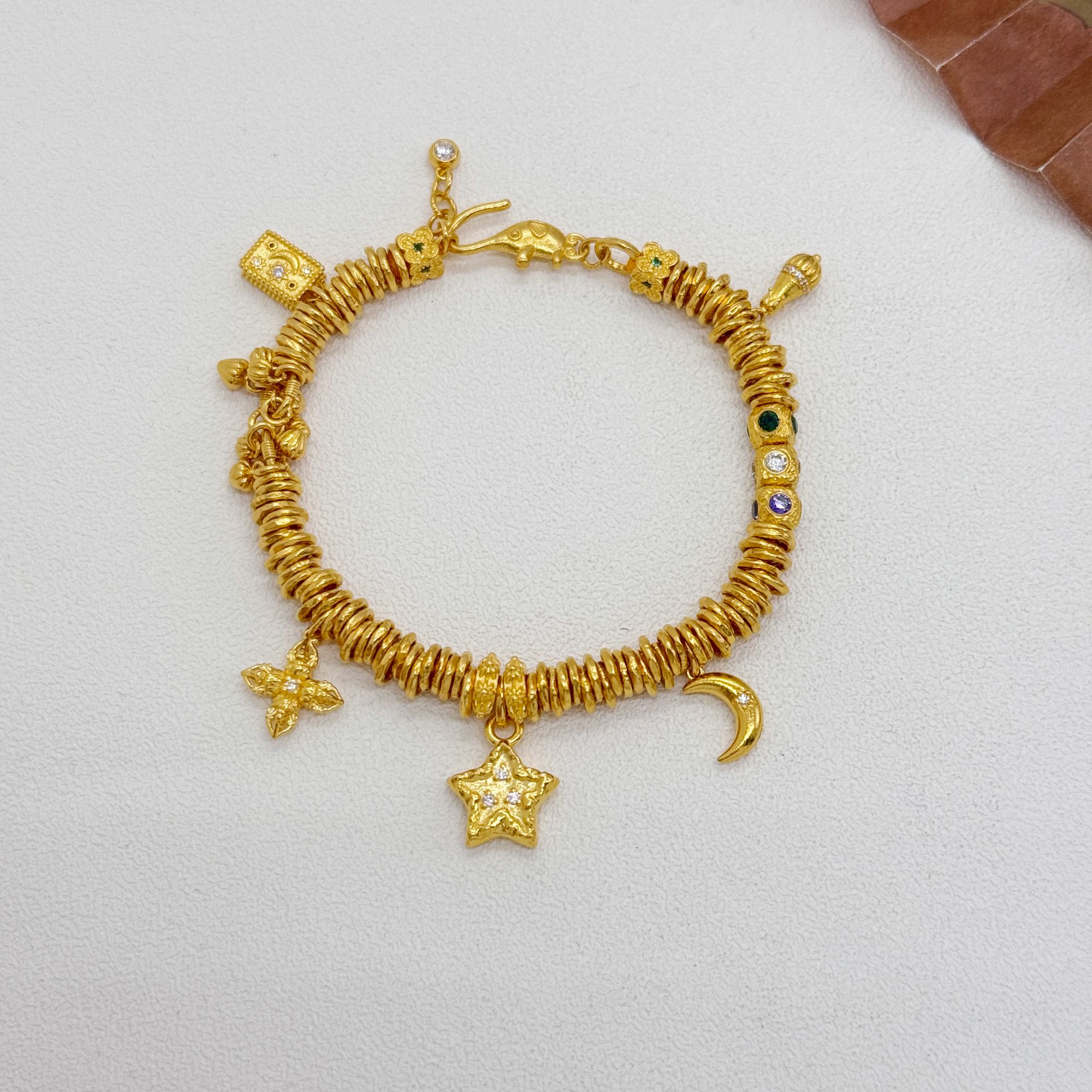 足金999手工盘缠 卡5 15CM 45.20 星星  送礼物藏式设计感