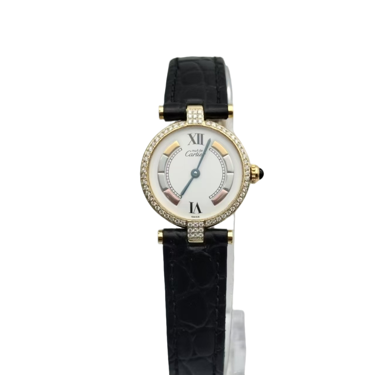 95新 Cartier/卡地亚 卡地亚石英女表/表径24/后钻