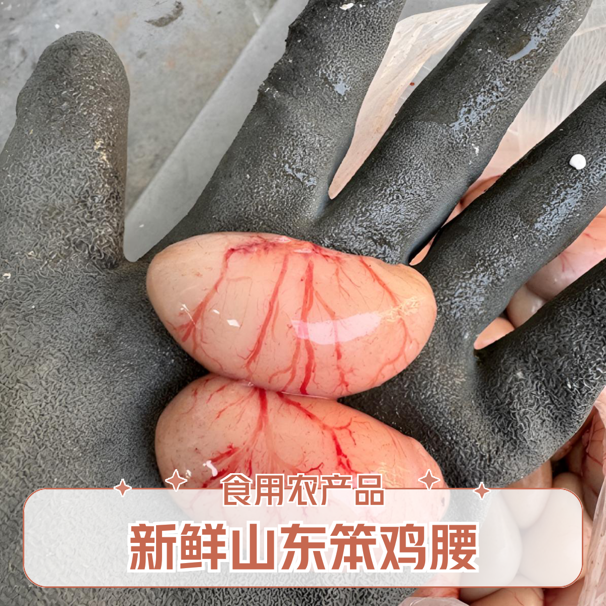 鸡腰子公鸡蛋新鲜山东笨鸡腰
