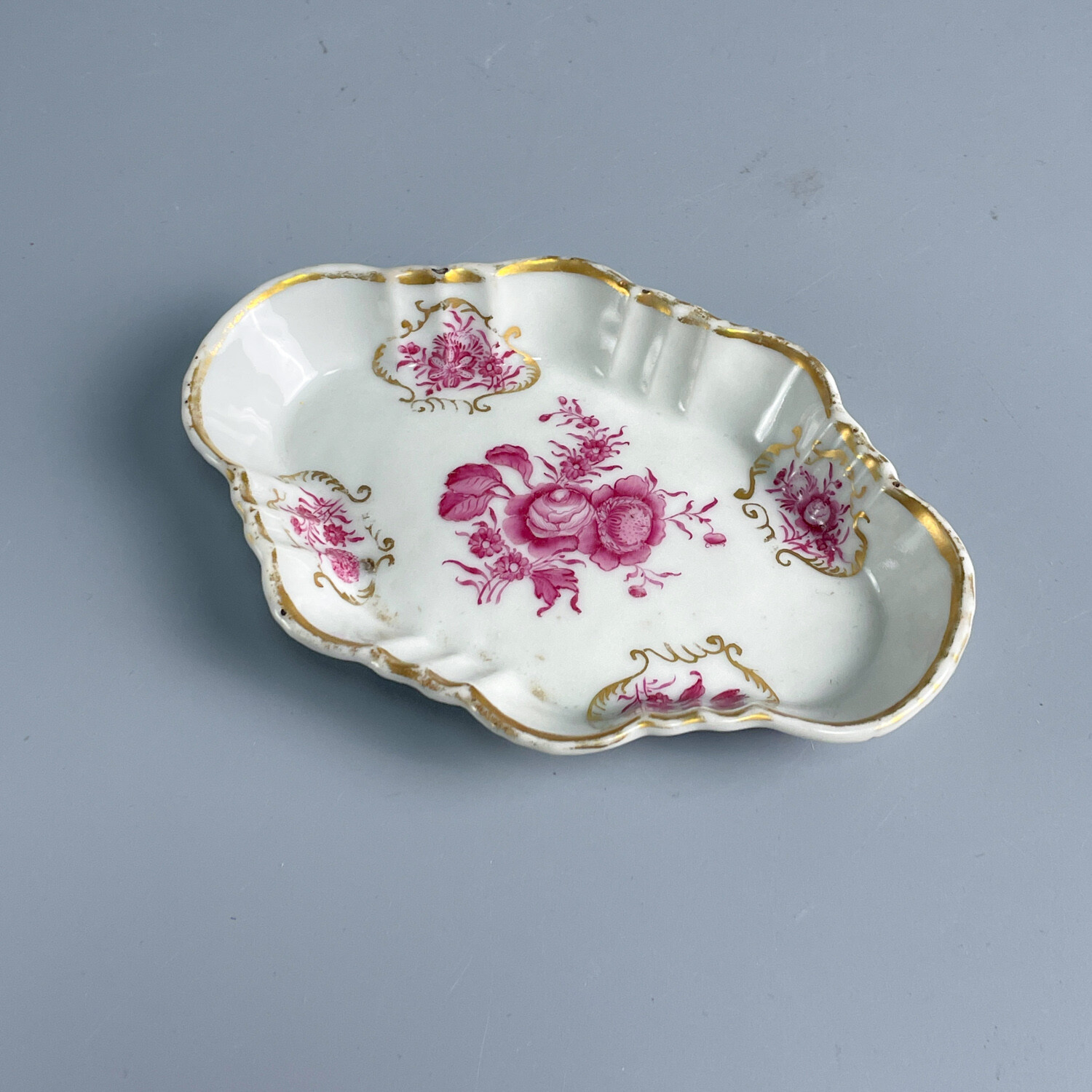 瓷器/古董清乾隆胭脂水花卉纹洗-M2XLD002806/收藏/文物/绣花张