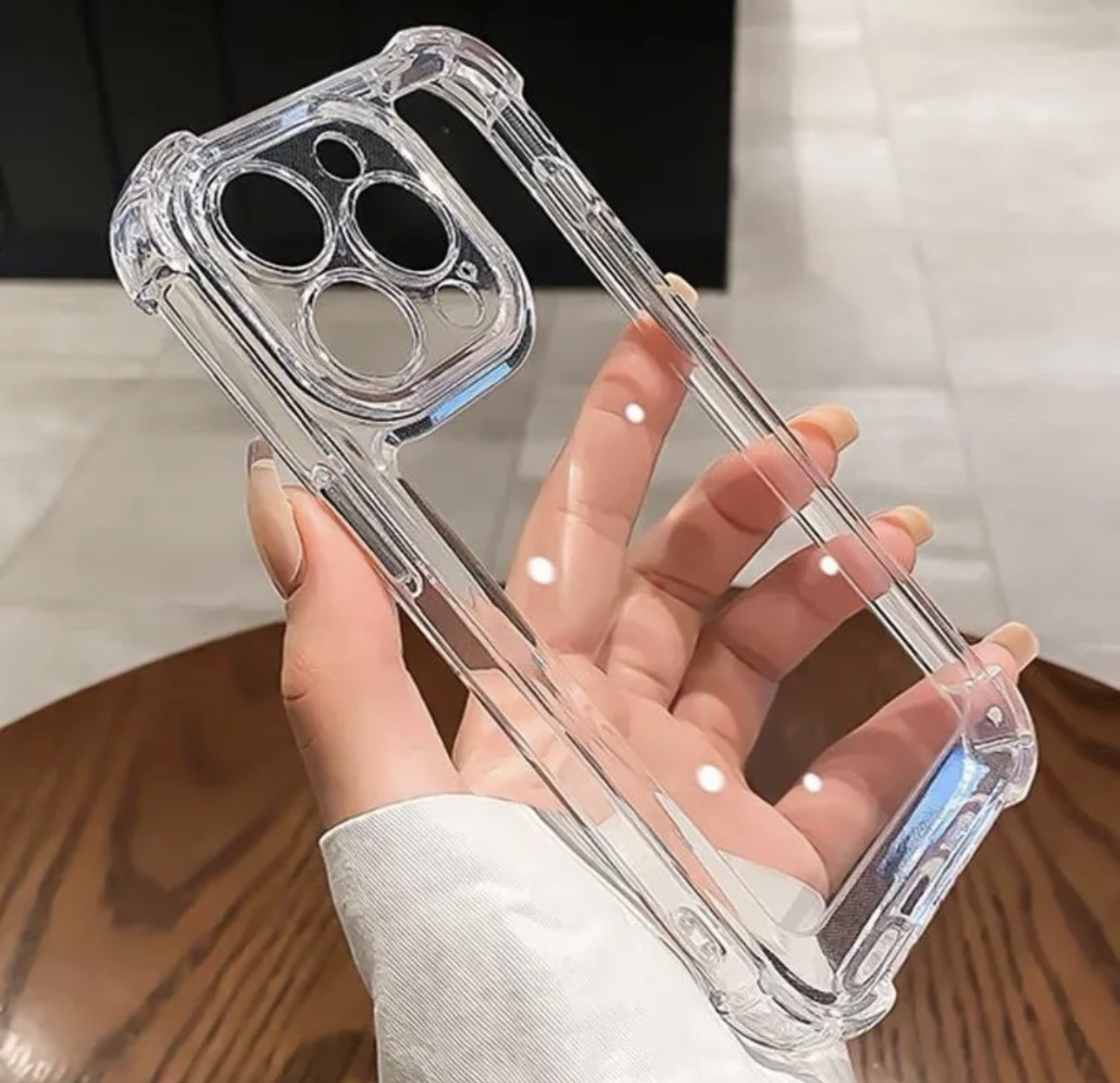 苹果15promax手机壳透明壳防摔壳