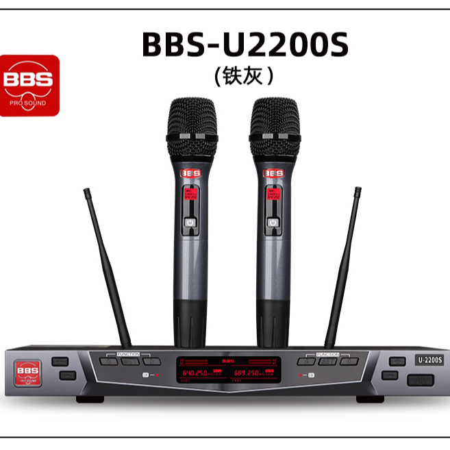 U2200S无线话筒一拖二家用ktv舞台演出U段调频麦克风原装正品