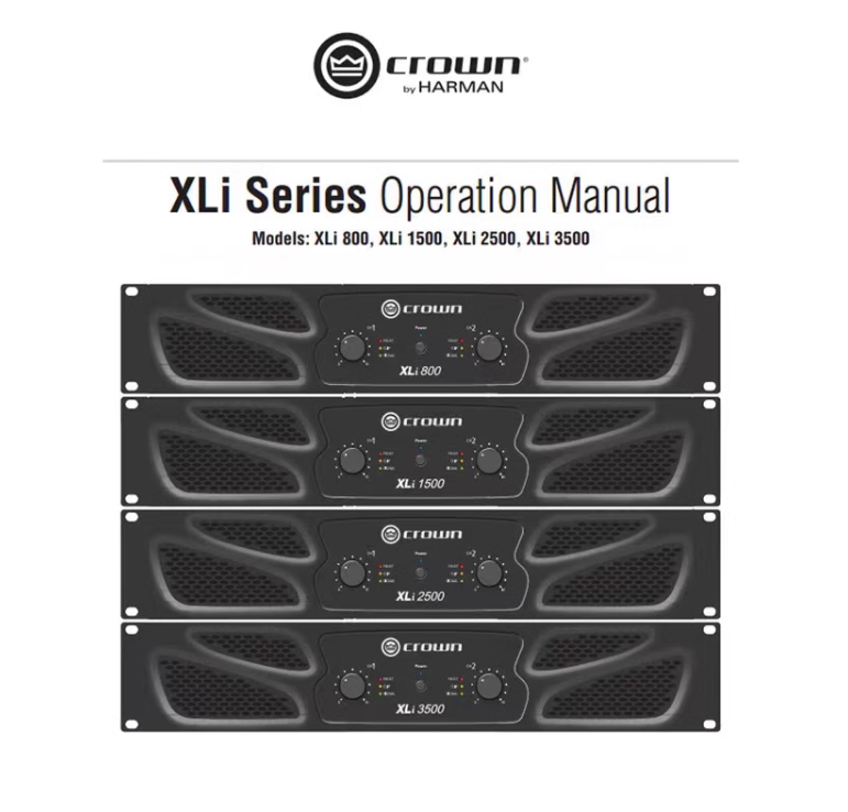 CROWN XLI800 XLI1500 2500 I3500专业纯后级功放正品行货