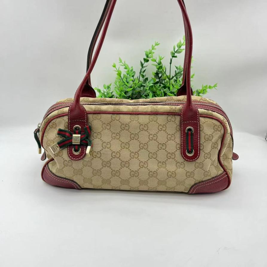 95新 GUCCI/古驰 老花单肩包645 1783