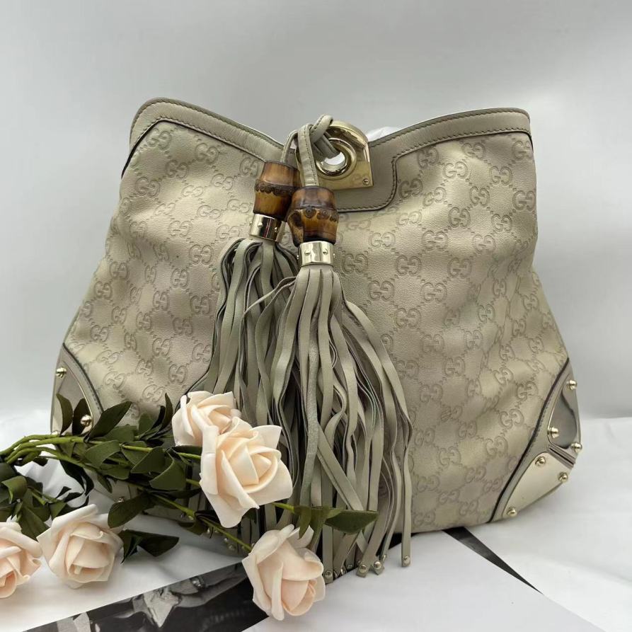 95新 GUCCI/古驰 Gucci古驰老花压纹托特647 5377