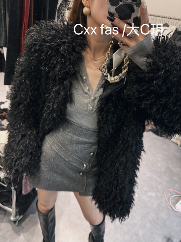 【CPL】冬季毛毛保暖长款外套