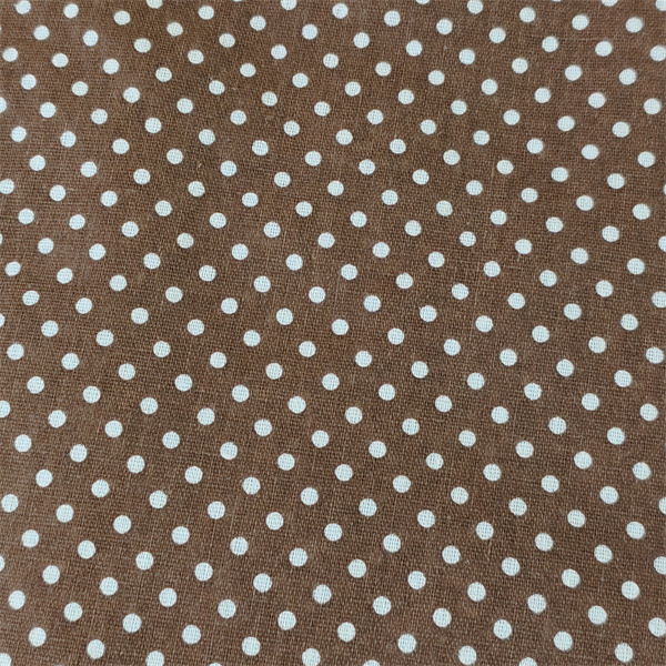 圆点棉麻布料 桌布布料 各种手工DIY布料 