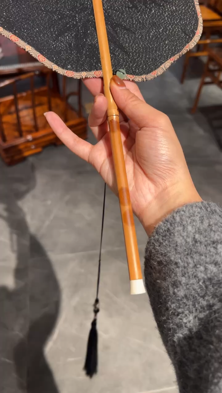 【闪购商品】扇子福建武夷山红湘妃腰扇