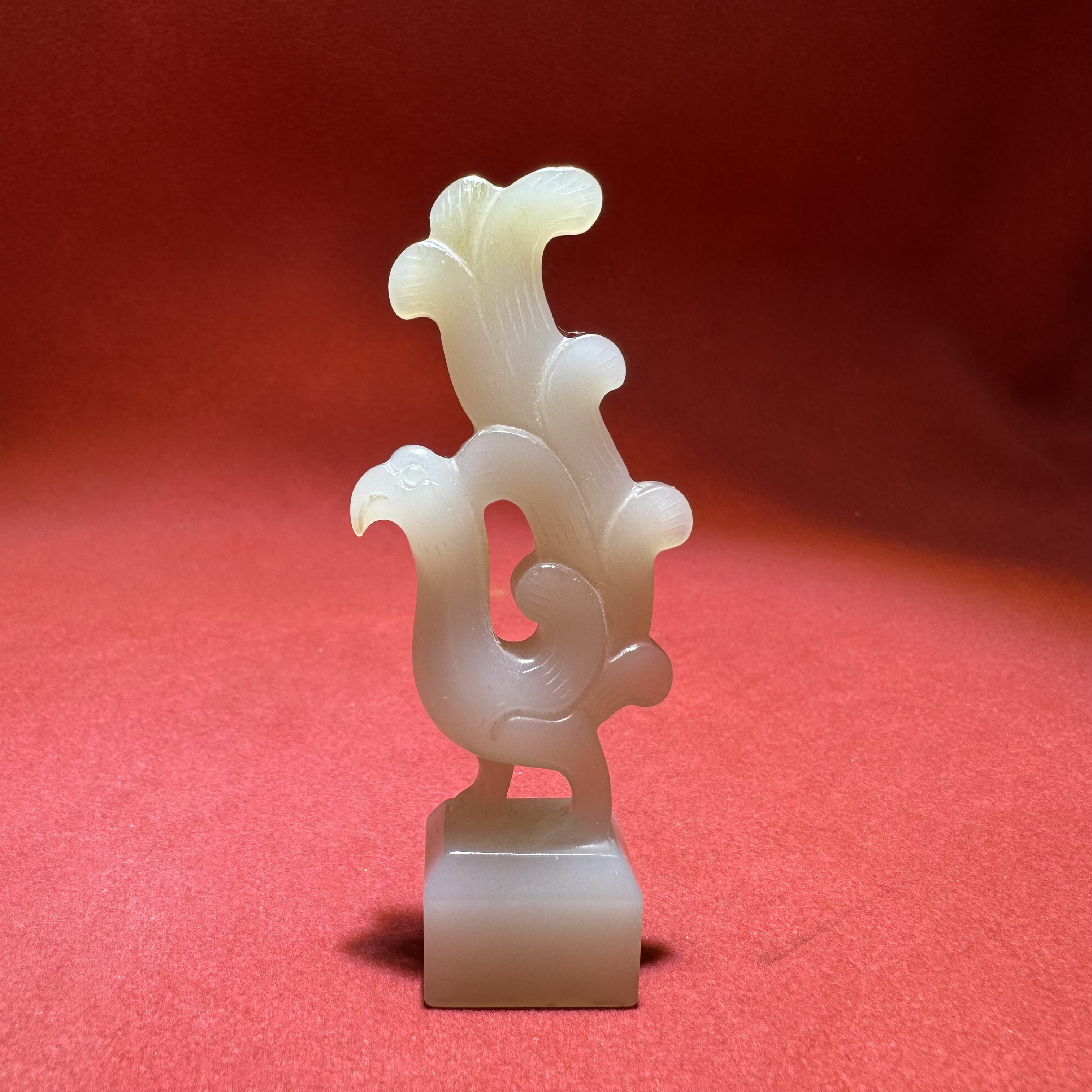 清中期朱雀纽印章-HBG128371