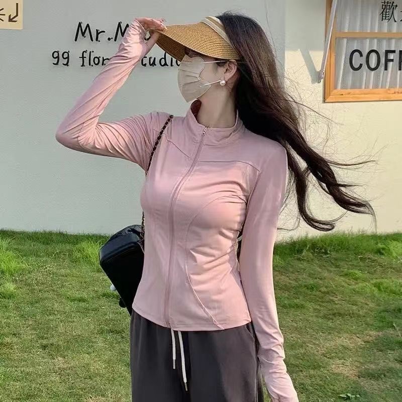 立领UPF50+防晒衣女新款夏季薄款凉感透气防晒衣女开衫外套hzz