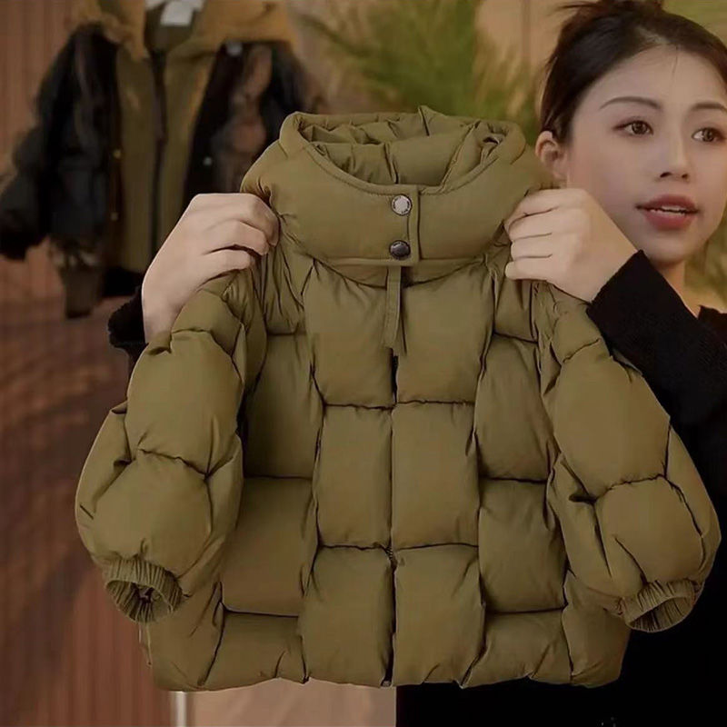 儿童棉服连帽宝宝棉衣2023新款网红韩系冬装男童女童加厚棉袄外套