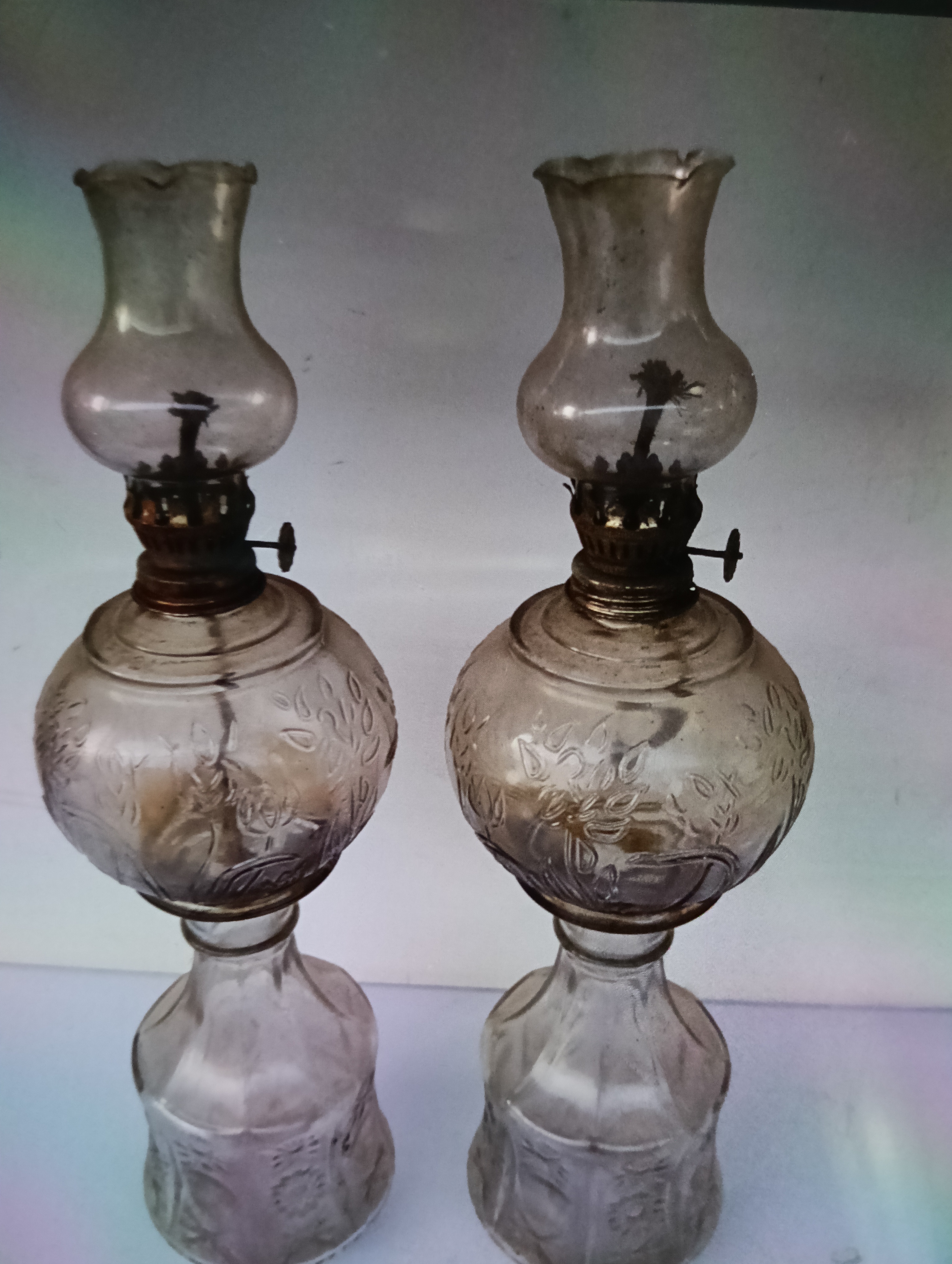 玻璃油灯复古怀旧装饰