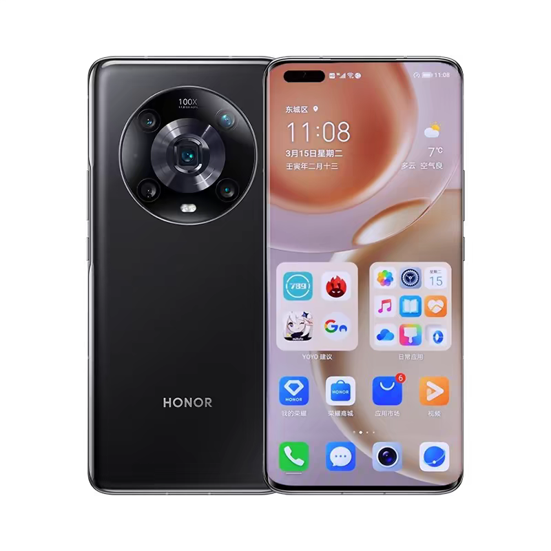 8新 honor/荣耀 魔术4Pro，曲屏双卡5G，支持无线充电功能