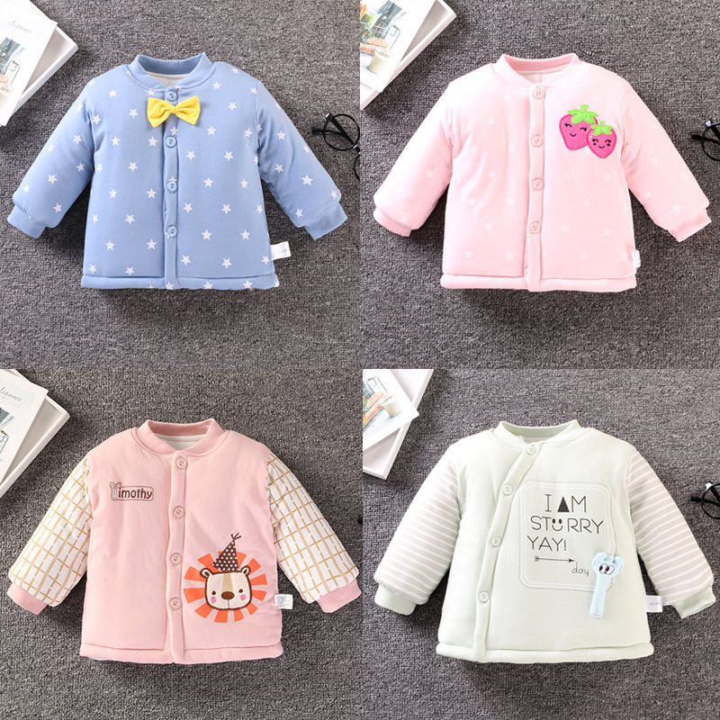 冬季纯棉加棉袄男女宝宝内外穿棉服婴儿幼儿童加厚棉衣装贴身内胆