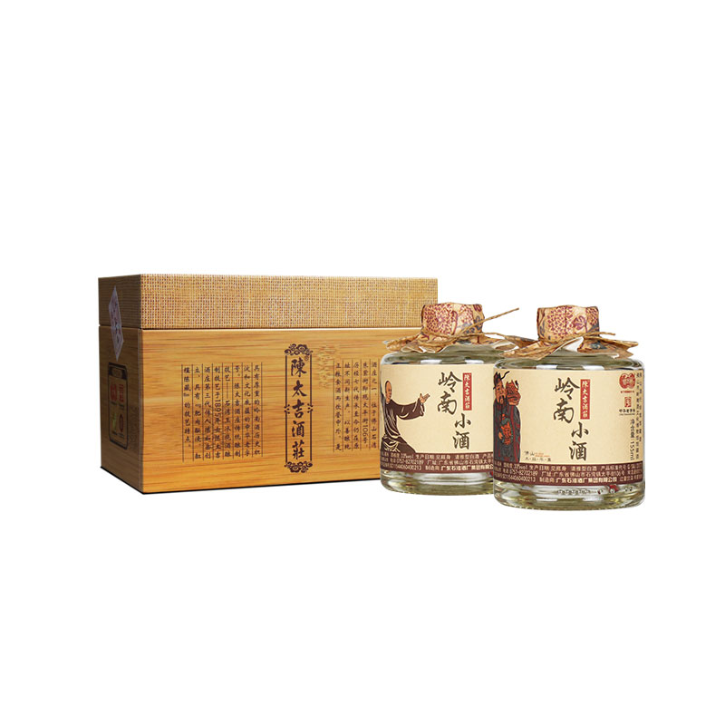 陈太吉酒庄岭南小酒 清雅型 礼盒 33度155ml33度155ml*2瓶（1盒）