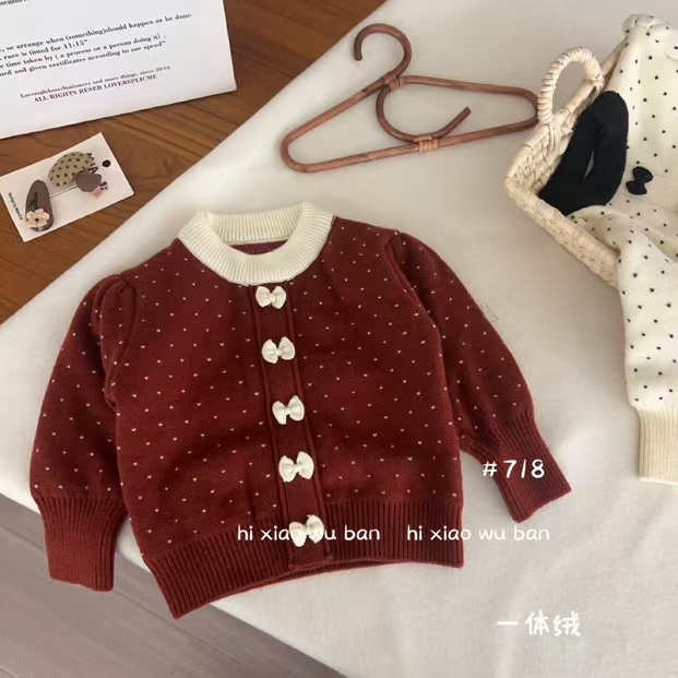 718A儿童加厚毛衣