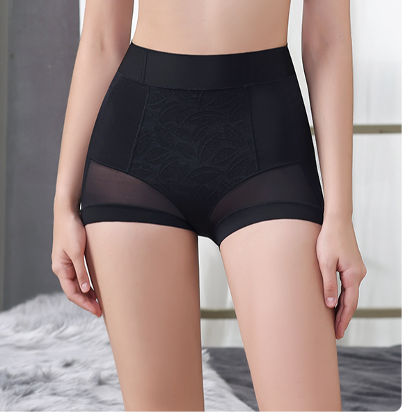 新款5代升级中腰女士三角收腹3D立体翘臀透气薄款塑形美体安全裤