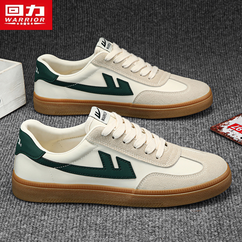 回力男鞋帆布鞋情侣爆款2025新款百搭休闲板鞋潮流低帮男士德训鞋