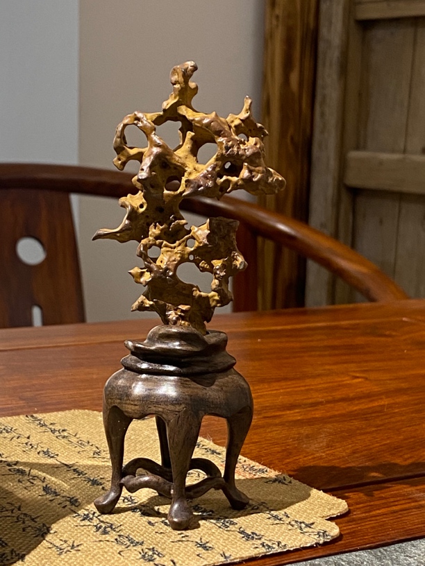 太湖水石 盘龙云海 立供 茶桌茶台摆件